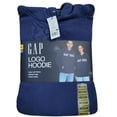 thumbnail image 2 of GAP Men's Varsity Inspired 1969 Logo Long Sleeve Hoodie (Medieval Blue, M), 2 of 2