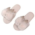 thumbnail image 3 of Vedolay Womens Slippers Cozy Comfort Women's With Knit Collar Slippers Red,39, 3 of 5