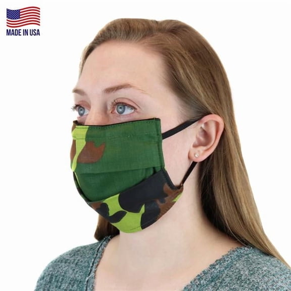 Personal Protective Lycra Facemask, Camo Black