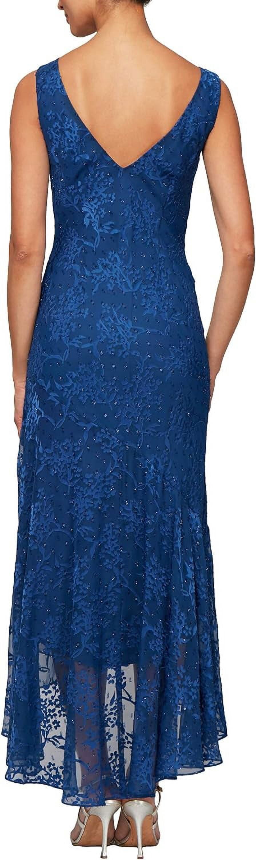 Alex Evenings Women's Sleeveless Printed Chiffon Mid-Length Dress with  Jacket - Walmart.com