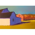 thumbnail image 2 of Young, Carol 18x13 Black Ornate Wood Framed with Double Matting Museum Art Print Titled - Bucolic Structure VII, 2 of 4