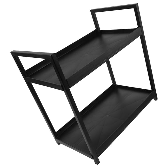 HOMEMAXS  Kitchen Counter Shelf under Sink Organizer Double