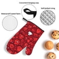 thumbnail image 3 of Naloa Playful Red Cartoon Faces Oven Mitts and Pot Holders 4 pcs Set, Cooking Baking Grilling Kitchen Oven Glove for Cooking, 3 of 6
