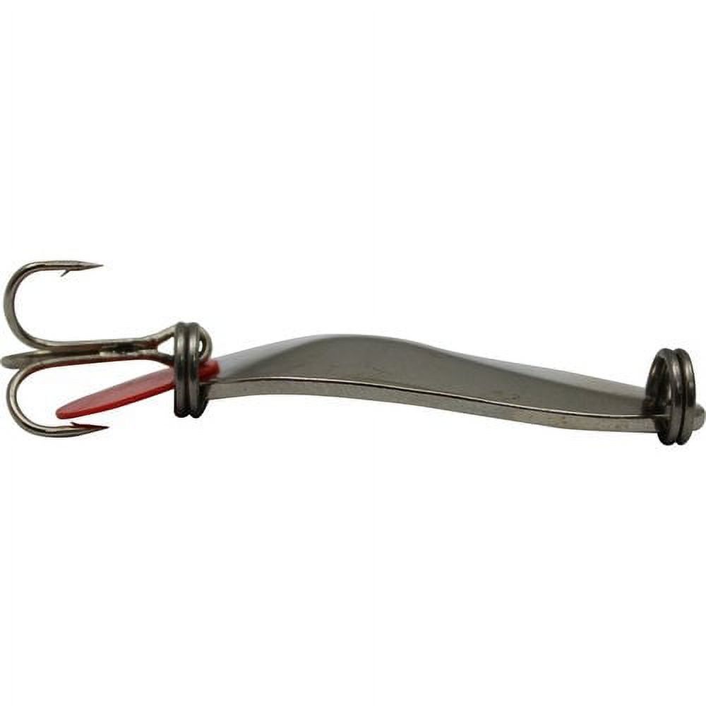 (3 pack) Tsunami Inshore Spoon Fishing Lure Size 6 – Nickel, 1/4 oz.