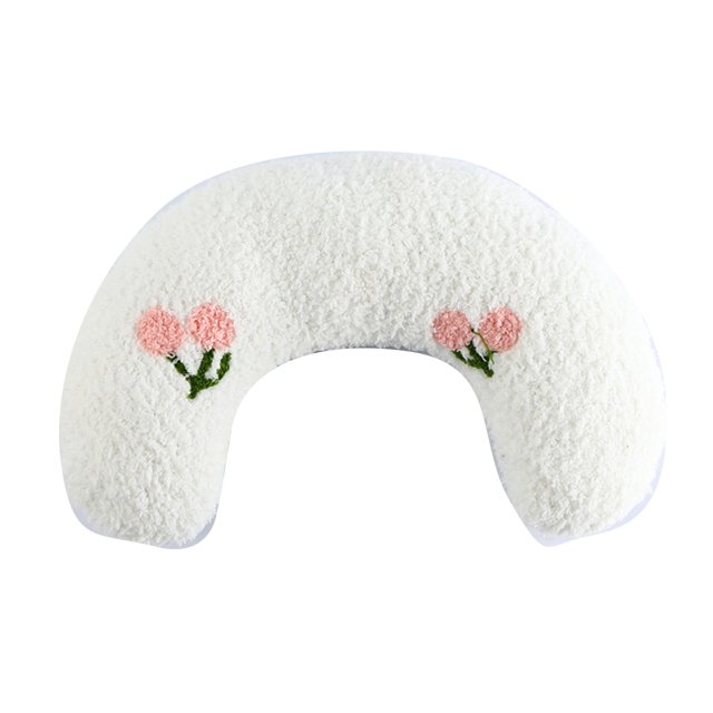 Almohada para mascotas en forma de U Defender la espina suave y cómoda almohada para el cuello del animal doméstico para dormir mejorar el alivio de las articulaciones