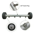 thumbnail image 4 of 16 Inch Pressure Washer Undercarriage Cleaner Undercarriage Sprayer with 4 Nozzles 4000 PSI Car Wash Machine with Straight Wand and Angled Wand for Cars Trucks SUVs Trailers, 4 of 7