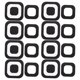 thumbnail image 1 of unbranded 20Ud Autoadhesivas Antideslizantes Resistentes Para Bañera Y Ducha Color Negro, 1 of 7