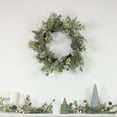 thumbnail image 2 of Northlight White Berry, Eucalyptus and Pinecone Christmas Wreath, 20-Inch, Unlit, 2 of 4