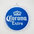 thumbnail image 2 of Officially Licensed Corona Extra Bottle Cap Shaped Metal Beer Wall Decor for Bar, Garage or Man Cave (16"), 2 of 5