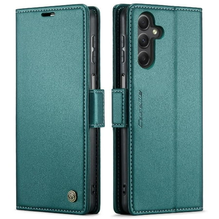 

CaseMe Case for Samsung Galaxy A24 4G Kickstand Anti Fraud Wallet Case Shockproof Case Card Slot