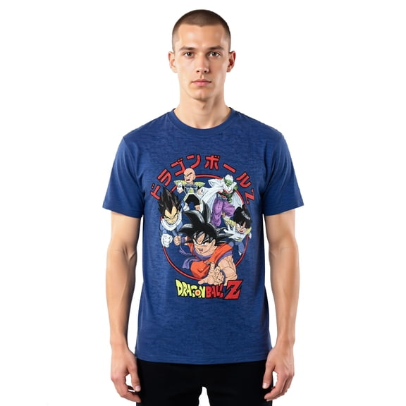 Dragon Ball Z Shirt Men's Goku Vegeta Krillin Piccolo Character Group Tee