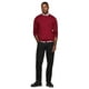 thumbnail image 2 of Jersey Tommy Hilfiger liso con cuello redondo para hombre, color rojo, talla L, 2 of 4