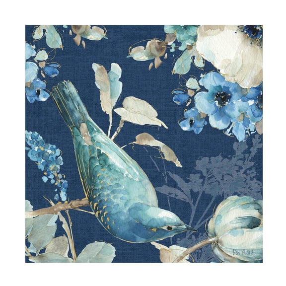 Lisa Audit 'Indigold XXIV' Canvas Art