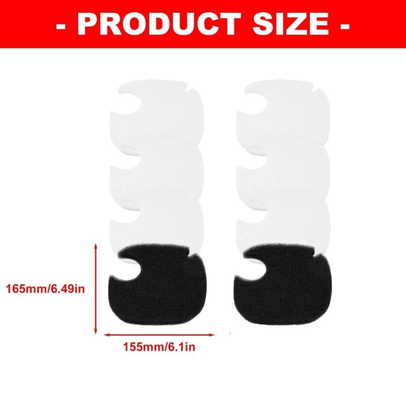 CEORPER Filter Cartridge Aquarium Filter Pad Set for 172/225/265GPH Canister Filters
