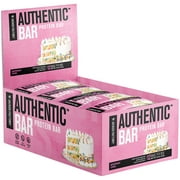 Jacked Factory Authentic Bar, Protein Bar, Birthday Cake, 12 Bars, 2.12 oz (60 g) Each