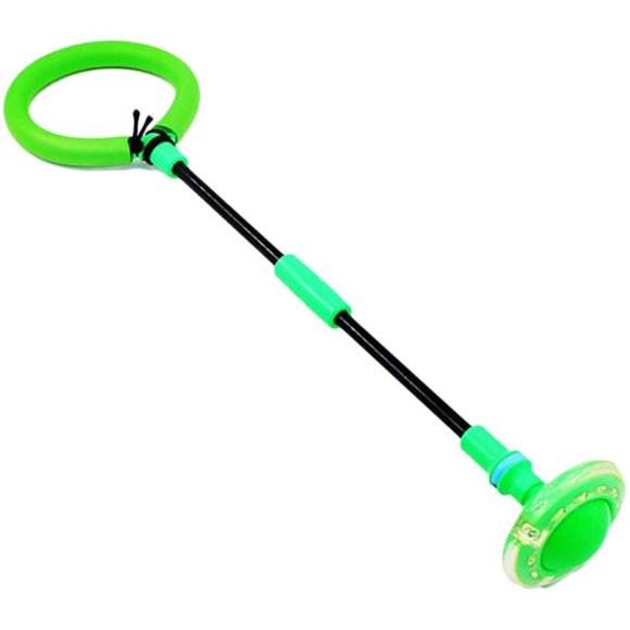 Balle Sautoir Balle Sautante Pliable Anneau de Saut Clignotant Balle Sautante Lumineuse pour Enfants et Adultes