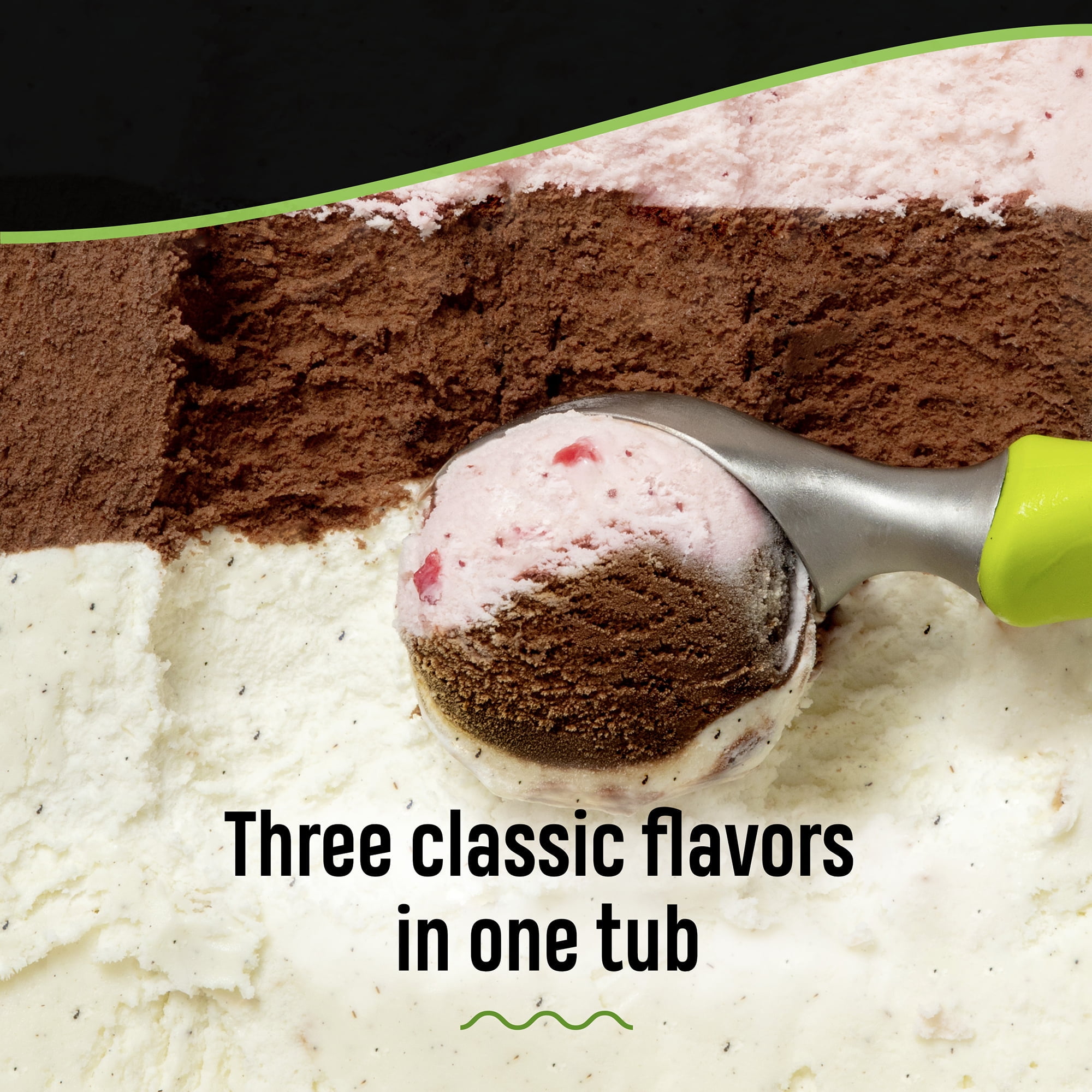 Breyers Vanilla, Chocolate, Strawberry Ice Cream Frozen Desserts, 1.5 Qt