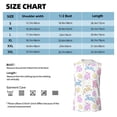thumbnail image 6 of Kdxio Easter Colorful Rabbit for Men's Muscle T-shirt,Sleeveless for Workout Running Athletic Gym Lounge Casual, 6 of 7