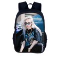 thumbnail image 1 of Billie Eilish Surrounding Teenage Adult Student Men And Women Backpack Rucksack-sebneei, 1 of 4