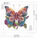 thumbnail image 3 of Kit Con Forma Especial Parcial DIY 5D Mariposa Bsvklp, 3 of 9