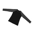 thumbnail image 4 of Camiseta deportiva Nikou Camiseta ajustada de manga larga para hombre gimnasio culturismo levantamiento de pesas negra y gris S, 4 of 15