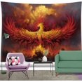 thumbnail image 3 of Tapiz decorativo de pared para dormitorio - Phoenix Fire Power Greek, 3 of 3