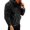 Black, variant on Mens Sweatshirts Man Autumn Plush Hoodie Fuzzy Solid Color Long Sleeve Drawstring Hooded Solid Color Sweatshirt Winter Purple XXXL