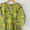 thumbnail image 4 of Block print Dress,Indian Cotton Dress,NooWork,Cotton Indian Dress,Handblock Print Dress,Indian Block Print,Indian Dress, Hand Print Dress, 4 of 7