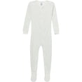 thumbnail image 2 of Gerber Baby and Toddler Neutral Footed Unionsuits, 4-Pack, 0/3 Months - 5T, 2 of 11