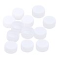 thumbnail image 2 of 100 piezas de tapas de plástico para botellas de bebidas, tapas coloridas para botellas de agua de manantial (blanco), 2 of 4