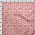 thumbnail image 4 of oneOone Georgette Viscose Medium Pink Fabric Asian Japanese Wave Fabric For Sewing Printed Craft Fabric By The Yard 42 Inch Wide, 4 of 4