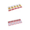 thumbnail image 1 of LOVIVER 2-side PVC Security Caution Tags Warning Cards '' Marking Caution Remarks, 1 of 8