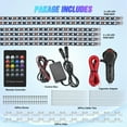 thumbnail image 5 of Nilight 6Pcs Car Underglow Neon Accent Strip Lights 300 LEDs RGB Multi Color DIY Sound Active Function Music Mode with APP Control and Remote Control for Car Van SUV Truck, 2 Years Warranty, 5 of 9
