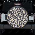 thumbnail image 1 of Motif Floral Coloré Marguerite Sans Couture Polyester Housse de Roue de Rechange Universelle pour Remorque RV SUV Camion Campeur, 1 of 5