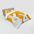 thumbnail image 3 of Ambesonne Easter Bedding Set 3 Pcs, Happy Easter Bunnies, Twin, Orange Coconut Brown, 3 of 3