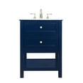 thumbnail image 3 of 24 inch single bathroom vanity in Blue, 3 of 8