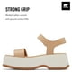 thumbnail image 3 of Sandalia Sorel a la moda para mujer con plataforma con tacón, color beige 10, 3 of 6
