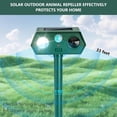 thumbnail image 3 of 2Pack 2026 Ultrasonic Repellent Outdoor Deer Repellent Devices Solar Repeller Motion Activated Deterrent to Scare Cat Squirrel Rabbit Raccoon Skunk with LED Flash Lights for Yard Lawn, 3 of 7