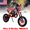06 (Red), variant on Floseru 49cc Kids Dirt Bike, 2-Stroke Gas Power Motocross, Off Road Mini Motorcycle, Children Pocket Motorbike with Front Rear Disc Brakes & Handlebar Switch & Off-Road Tires
