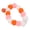 Orange, variant on M Buder Premium Pet Collar Soft Lightweight Plush Balls Cute Dog Cat Collar with Bell for Party Daily Wear Blue Small S Size 11.4 inches / 29 cm Perfect Gift
