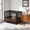 Black With Wheels  One cage, variant on Stackable Cat Cage Pet Kennel Kittens Whelping Crate for Breeding, Cat Boarding, Pet Shops Furniture Style