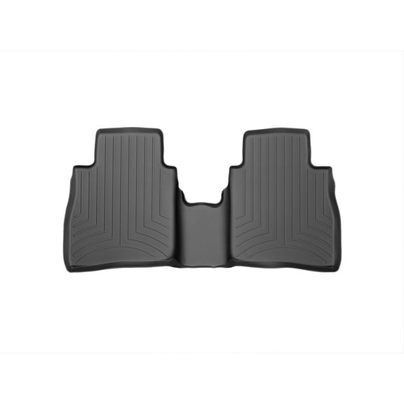 WeatherTech Custom Fit FloorLiners compatible with 2014-2016 Nissan Sentra - 2nd Row, Black