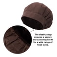 thumbnail image 2 of TOPTIE Solid Cap Unisex Elastic Band Bouffant Hat Lightweight Breathable Solid Work Cap for Kitchen Restaurant Workshop, 2 of 7