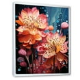 thumbnail image 2 of Designart "Neon Fusion Of Pink Orchids I" Orchids Floater Framed Wall Decor, 2 of 5