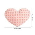 thumbnail image 3 of Kchsji Heart Shaped Pillow Valentines Day Decoration Sofa Living Room Bedroom Cushion, Soft Plush Comfort, Romantic Heart Shape, Multi-Scene Accent for Holiday Gift Relax Rest Nap, 3 of 6
