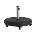 thumbnail image 2 of Atticus 90lbs Round Umbrella Base with Wheels, Black, 2 of 12