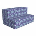 thumbnail image 1 of Floral Foldable Mattress, Purple Tones Chrysanthemum, 74.8" x 39.4", Pale Seafoam Blue Violet, by Ambesonne, 1 of 4