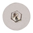 thumbnail image 3 of Tornillos de cabeza plana hexagonal de acero inoxidable 316 M3x30mm tono plateado 15 piezas, 3 of 3