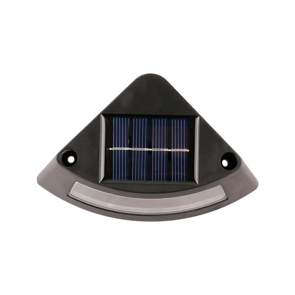 Solar Step Lights IP65 Waterproof - Outdoor Motion Sensor Stair Lights with ABS Shell, Warm/White Light