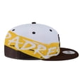 thumbnail image 6 of Men's New Era White/Brown San Diego Padres 9FIFTY Snapback Hat, 6 of 7